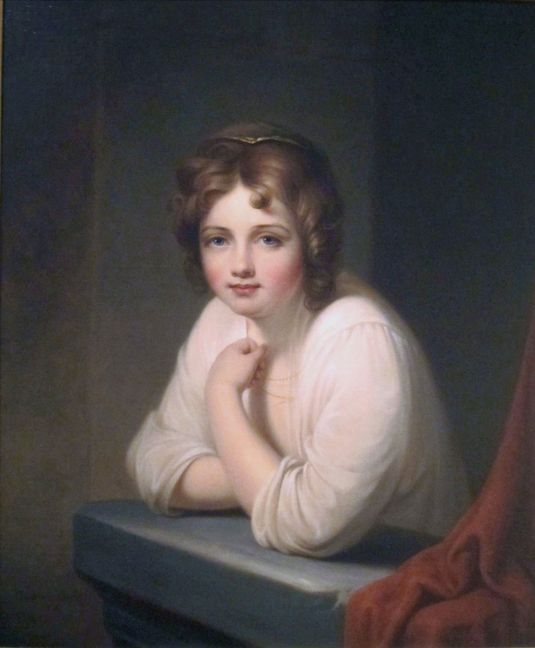 Dívka u okna (Rosalba Peale) od Rembrandt Peale