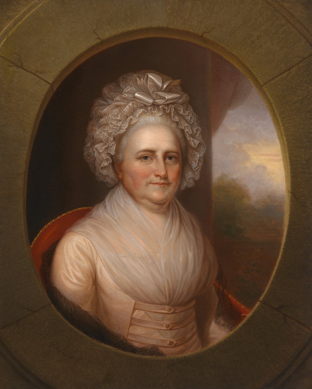 Martha Washington od Rembrandt Peale