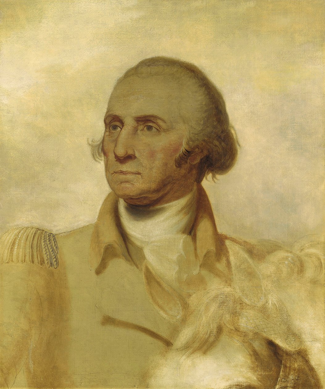 Skica pro portrét George Washingtona od Rembrandt Peale