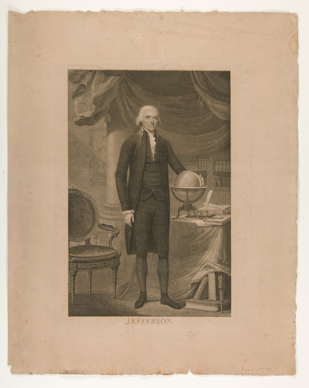 Thomas Jefferson od Rembrandt Peale