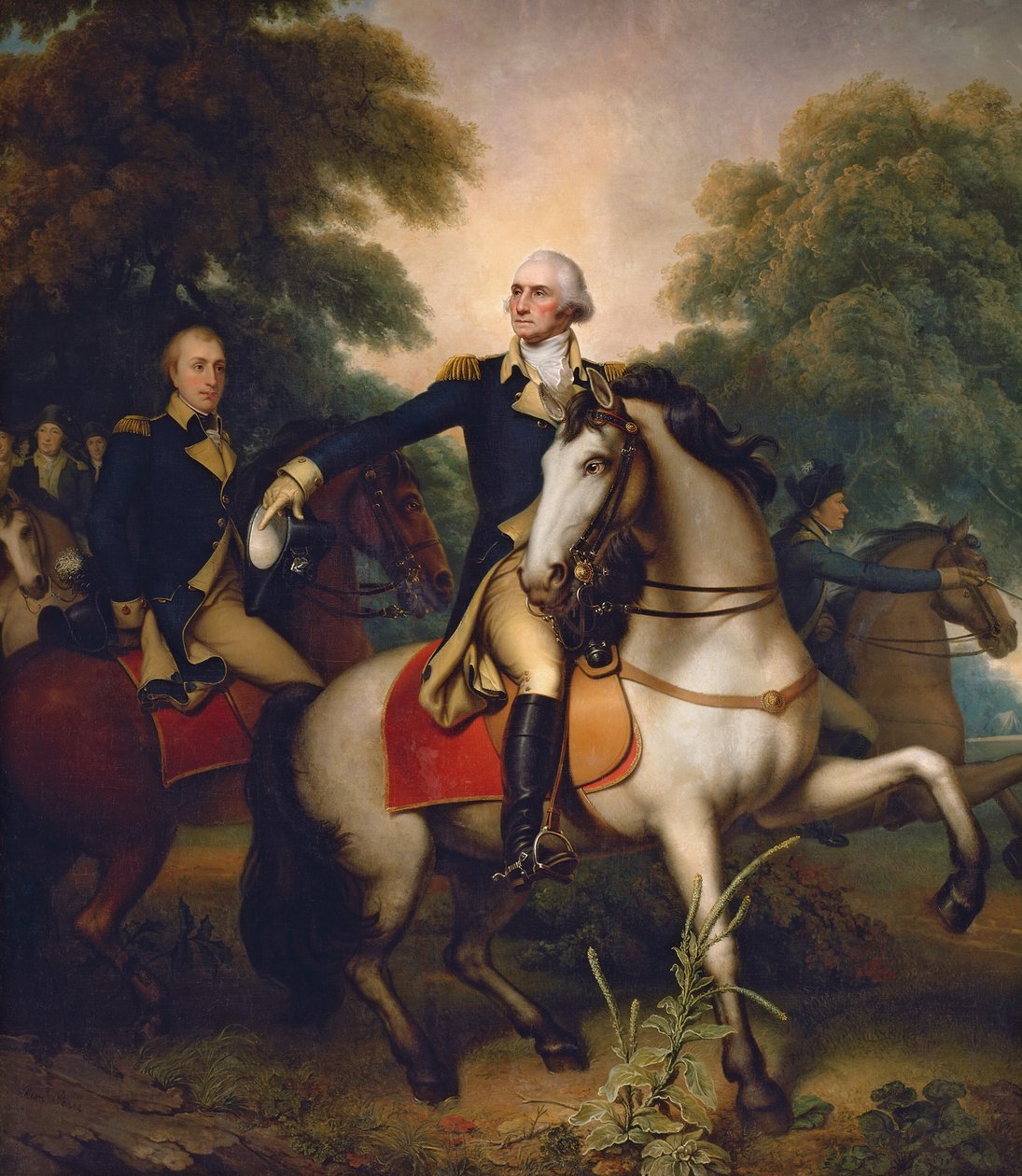 Washington vor Yorktown od Rembrandt Peale