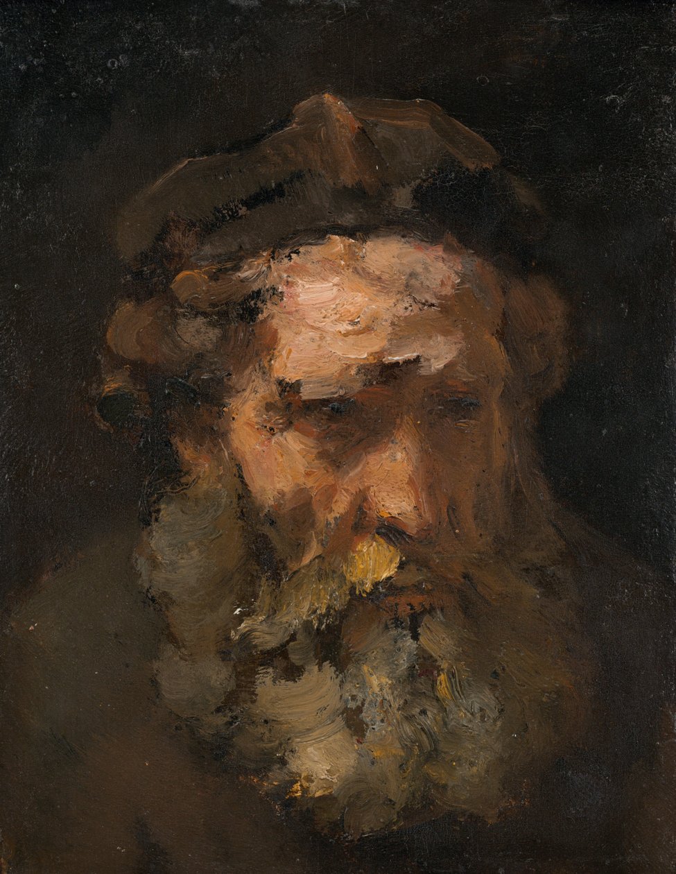 Hlava svatého Matěje od Rembrandt Workshop