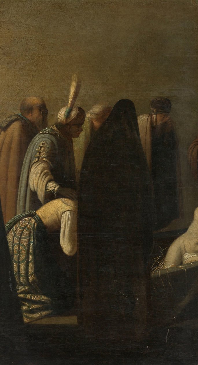 Vzkříšení Lazara od Rembrandt van Rijn (school of)