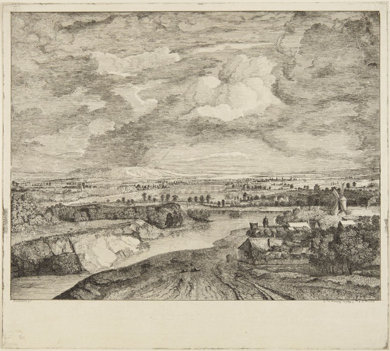 „---- Bouře“ podle Rembrandta od Rembrandt van Rijn