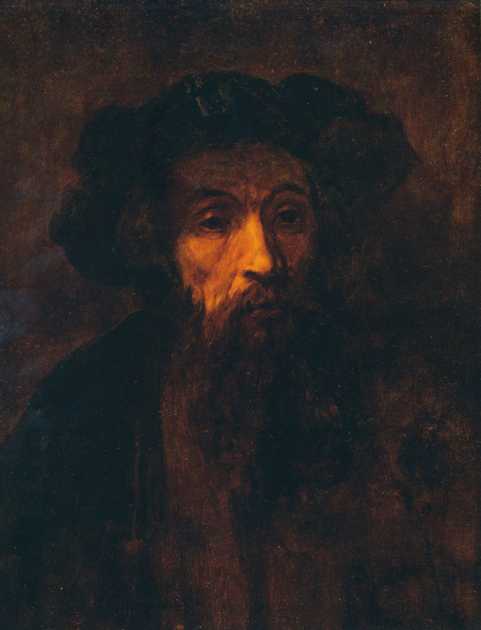 Vousatý muž v čepici, 1657, 1903 od Rembrandt van Rijn