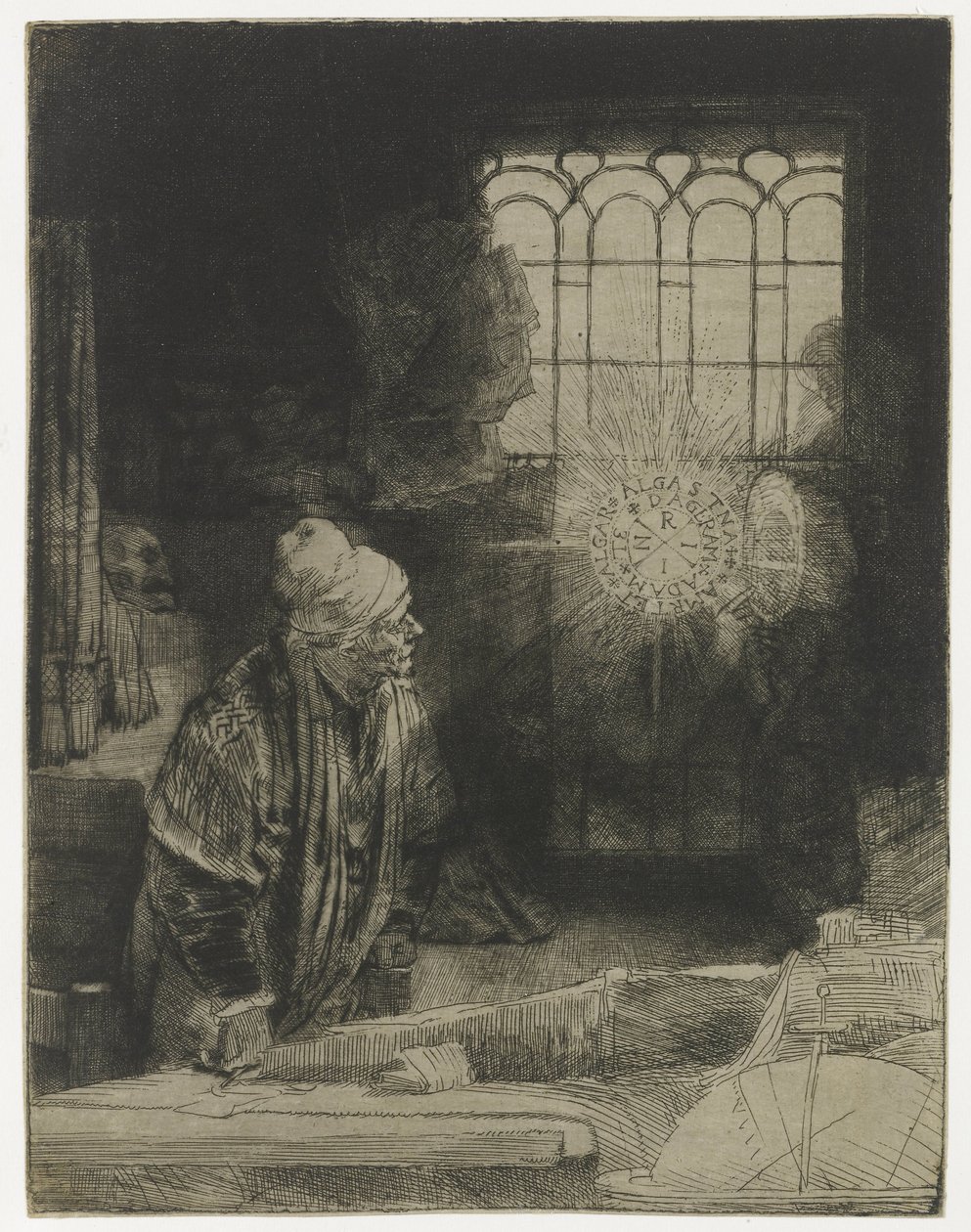 Učenec ve své studii Učenec ve své pracovně od Rembrandt van Rijn