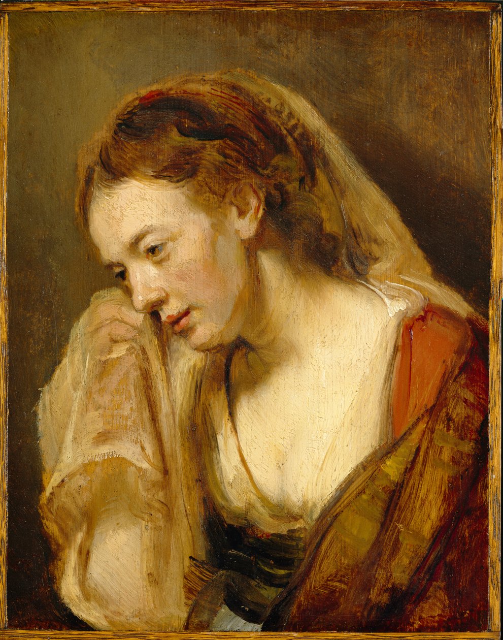 Žena pláče, kolem roku 1647 od Rembrandt van Rijn