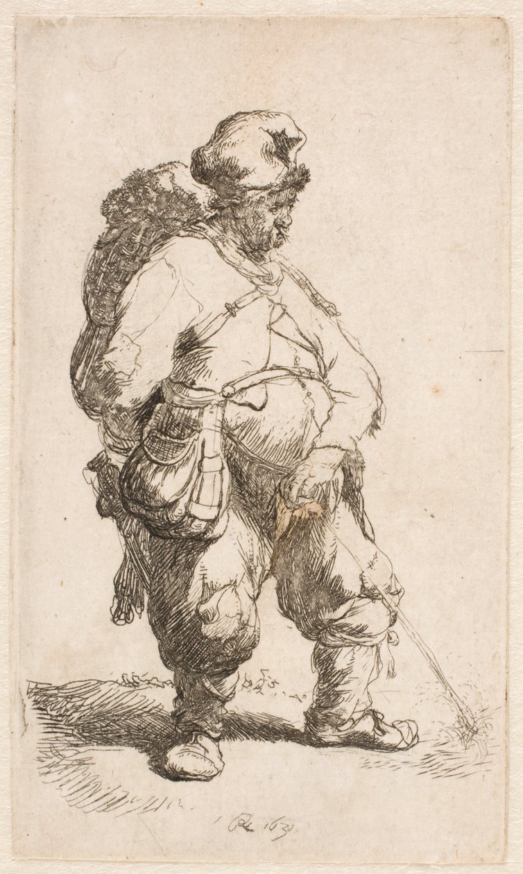Muž, který močí od Rembrandt van Rijn