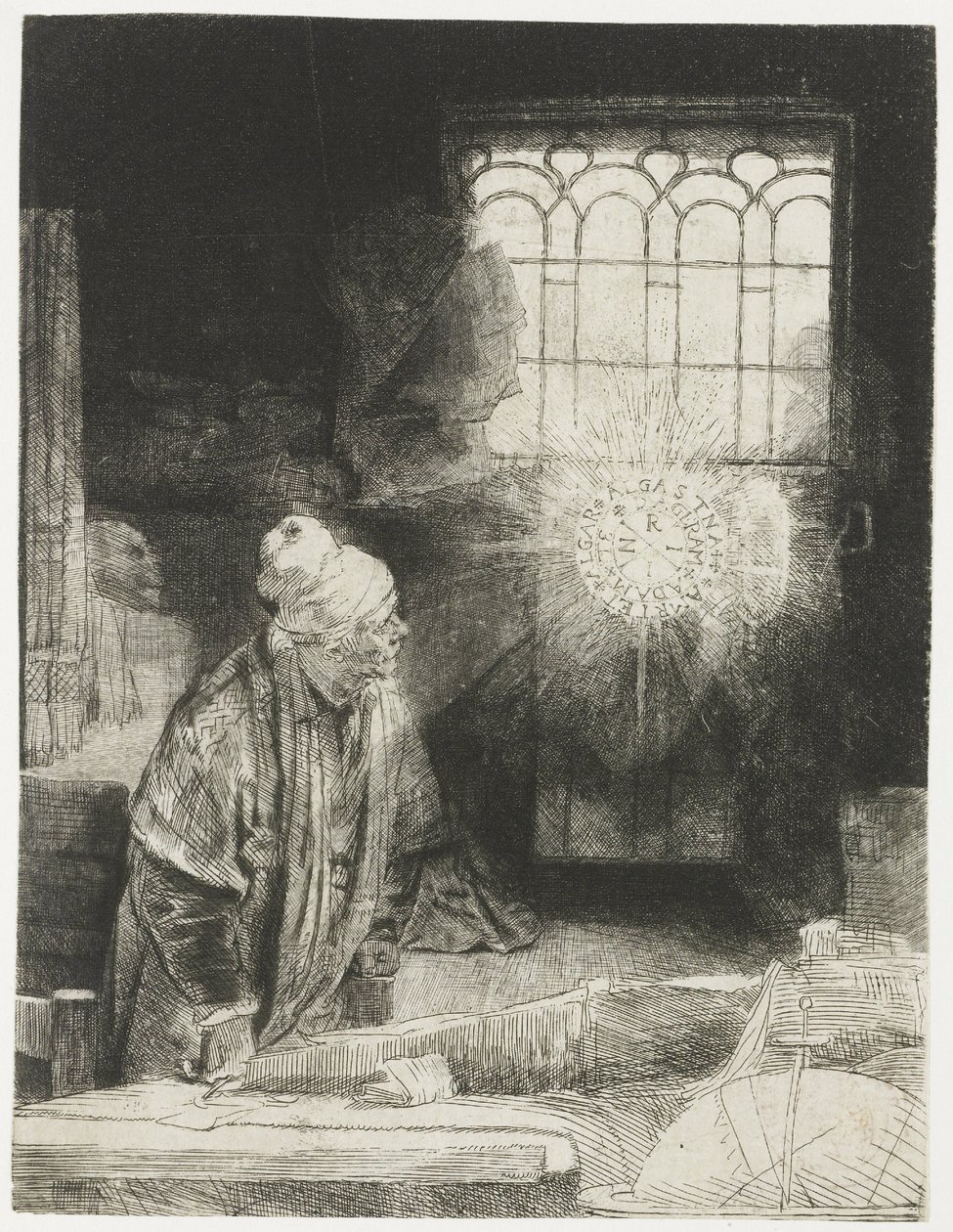 Učenec ve své pracovně od Rembrandt van Rijn