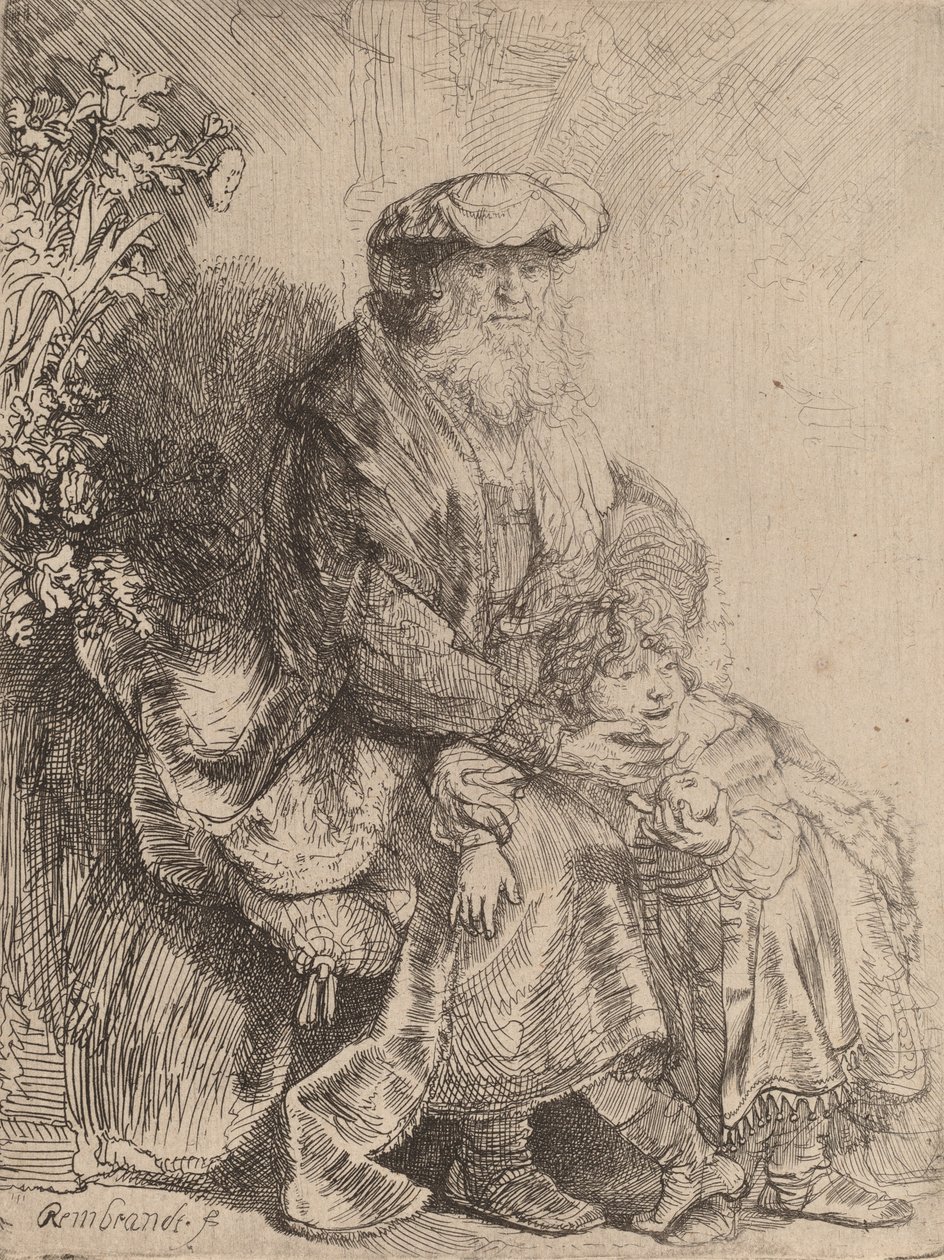 Abraham hladící Izáka, c. 1637. od Rembrandt van Rijn