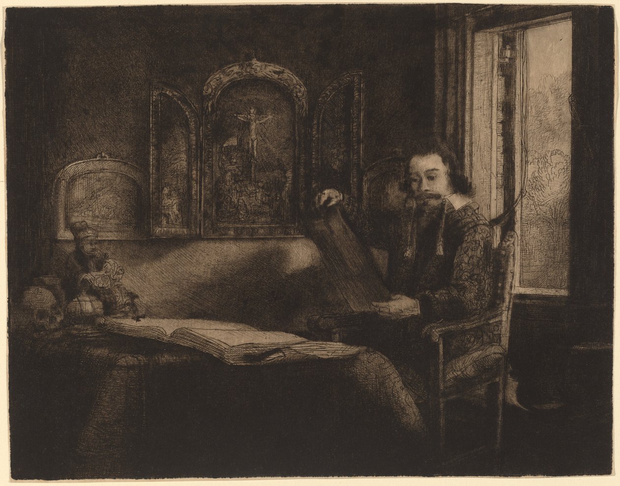 Abraham Francouz od Rembrandt van Rijn