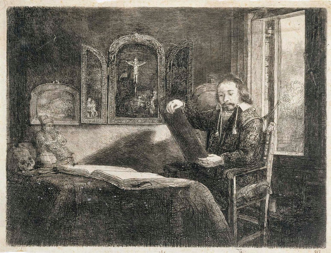 Abraham Francen, lékárník od Rembrandt van Rijn
