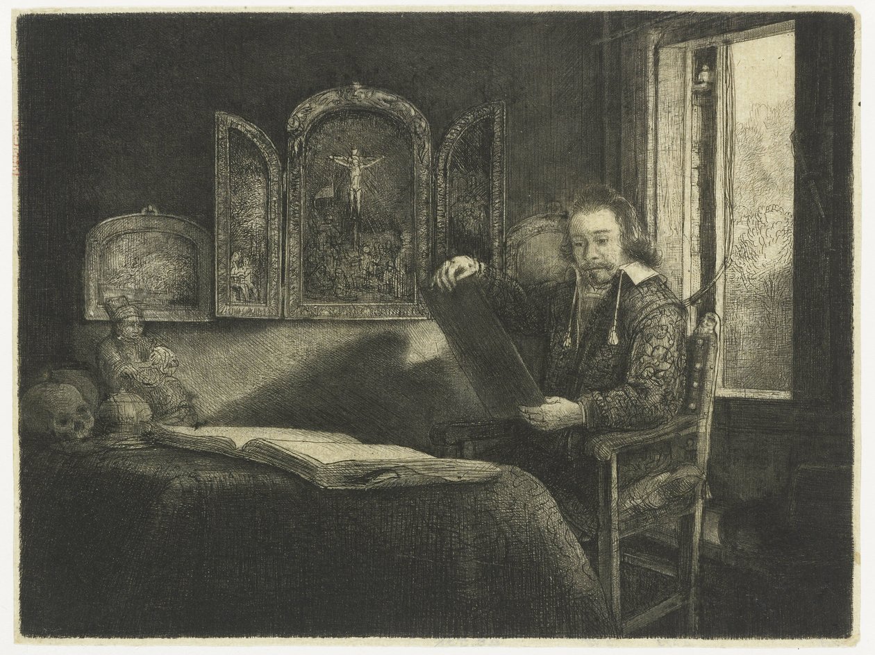 Abraham Francen, lékárník od Rembrandt van Rijn