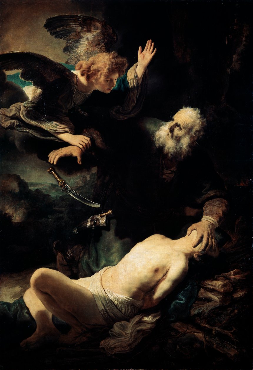 Abraham obětující Izáka, 1635. od Rembrandt van Rijn