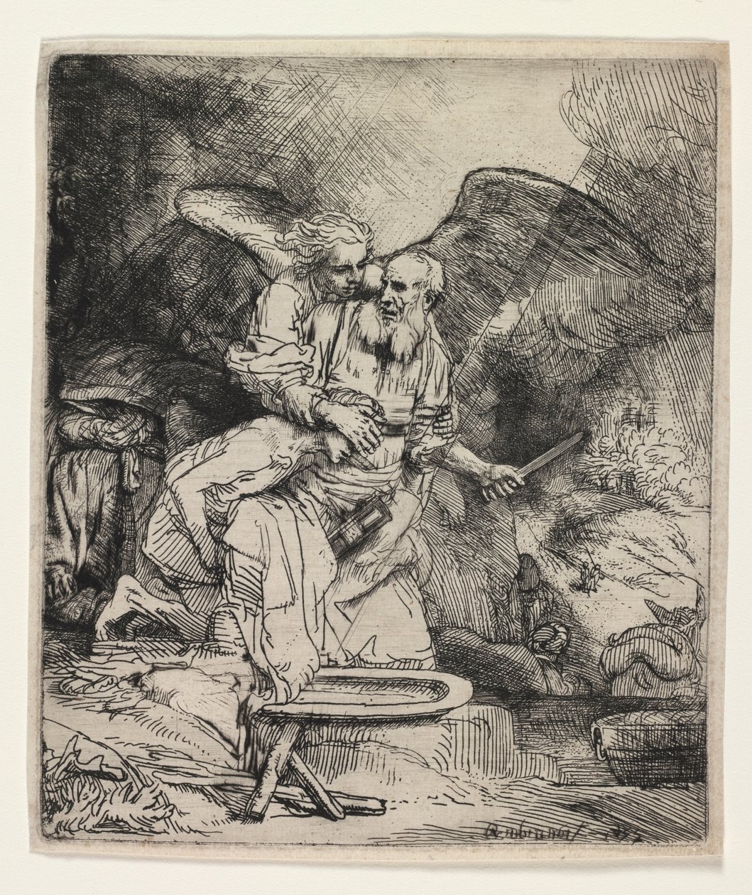 Abrahamova oběť, 1655. od Rembrandt van Rijn