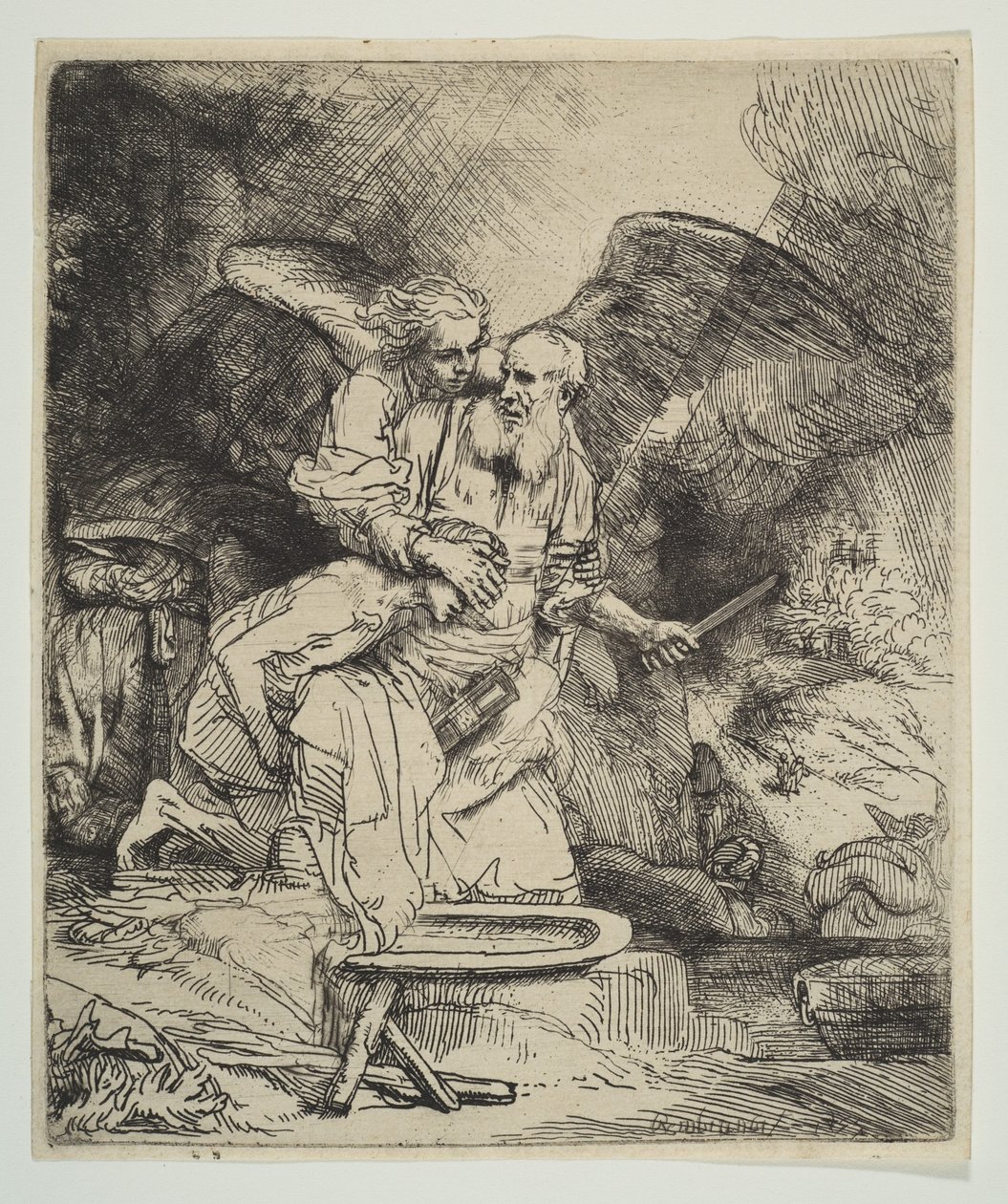 Abrahamova oběť, 1655. od Rembrandt van Rijn
