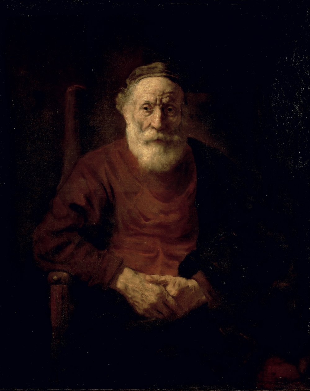 Starý muž v červeném od Rembrandt van Rijn
