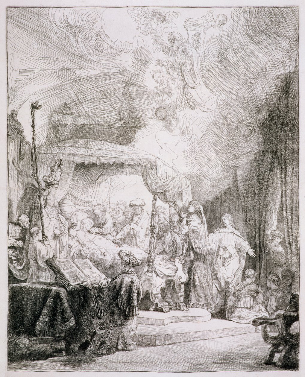 B.99.II Smrt Panny, kolem 1639 (lept) od Rembrandt van Rijn