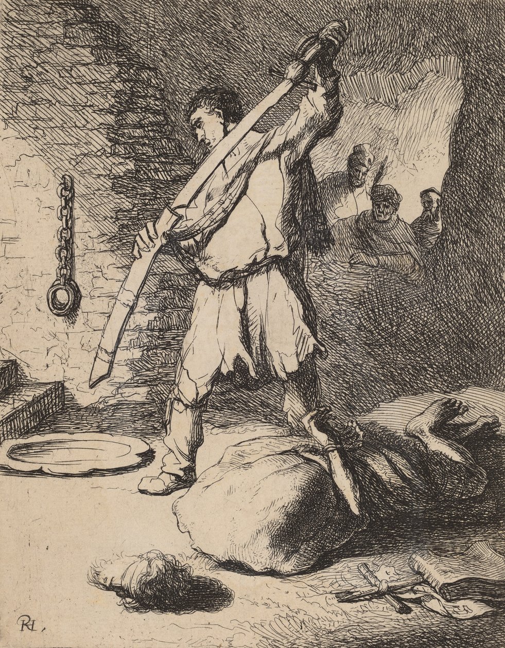 Stětí hlavy Jana Křtitele, c. 1627. od Rembrandt van Rijn