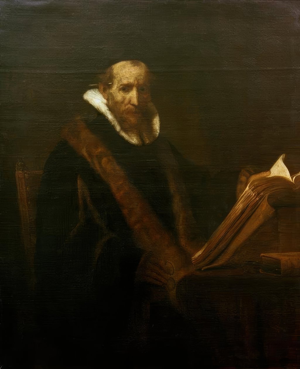 Obrázek Johannes Cornelisz. Sylvius (?) od Rembrandt van Rijn