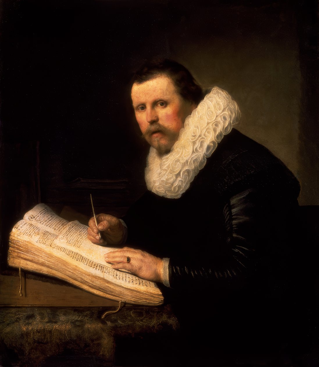Portrét učence od Rembrandt van Rijn
