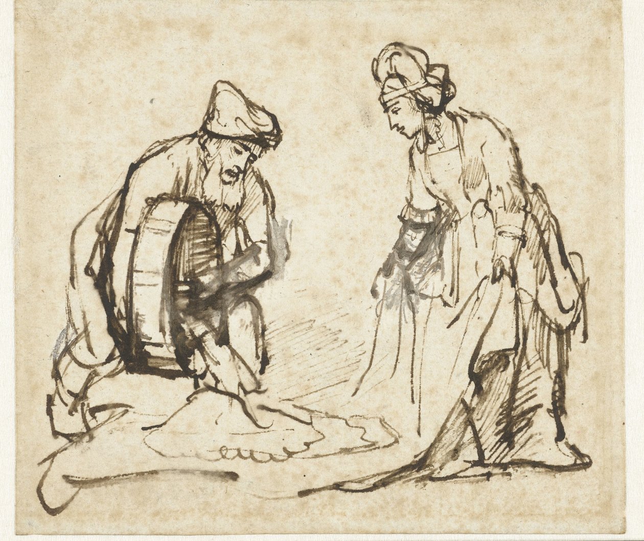 Boaz a Ruth od Rembrandt van Rijn