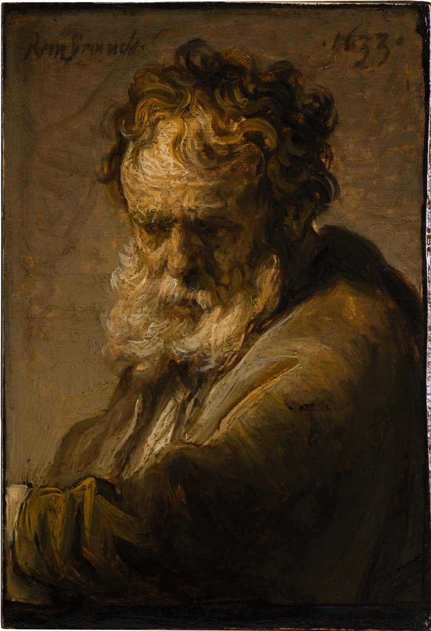 Busta vousatého starce, 1633. od Rembrandt van Rijn