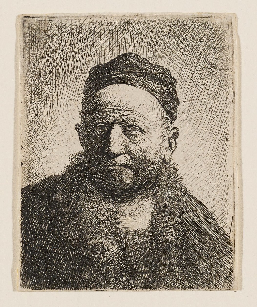 Busta muže (Rembrandtův otec?) od Rembrandt van Rijn