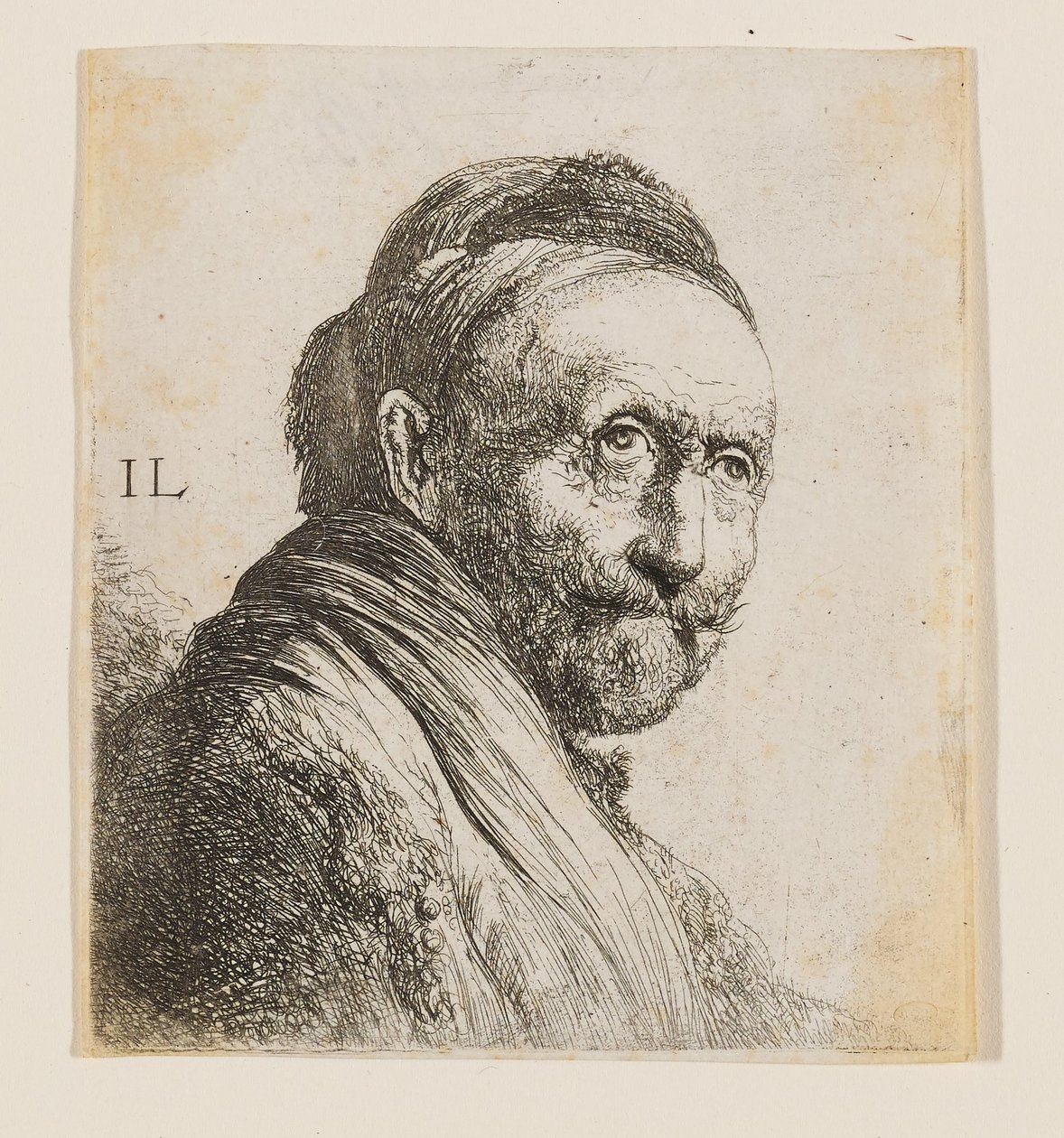 Busta starého muže od Rembrandt van Rijn