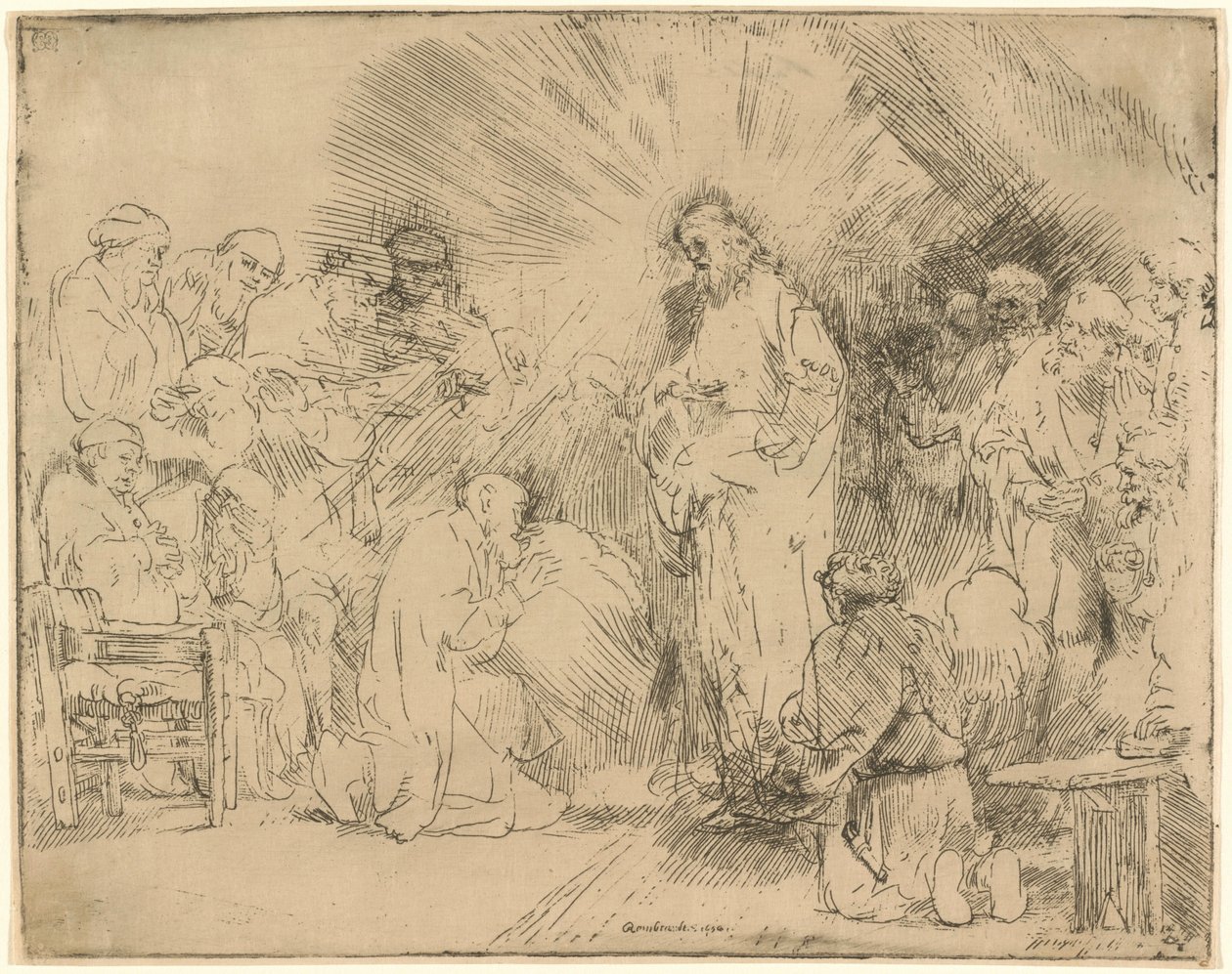 Zjevení Krista apoštolům od Rembrandt van Rijn