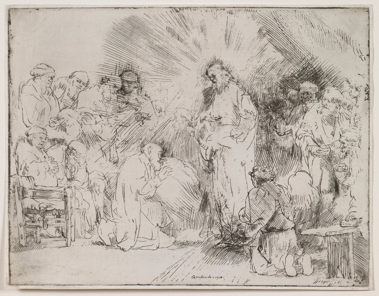 Zjevení Krista apoštolům od Rembrandt van Rijn