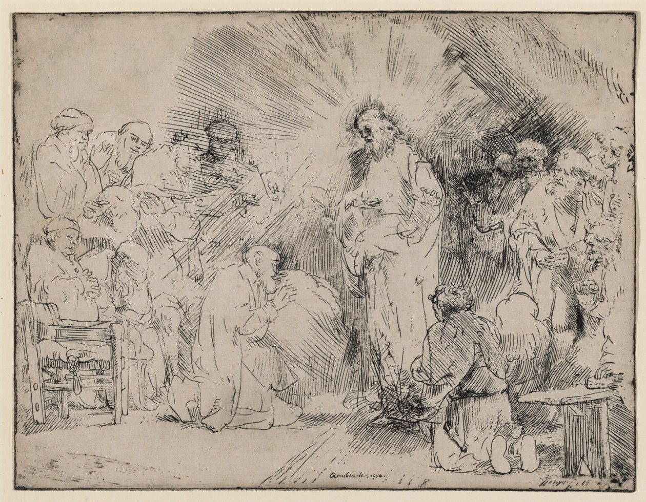 Zjevení Krista apoštolům od Rembrandt van Rijn