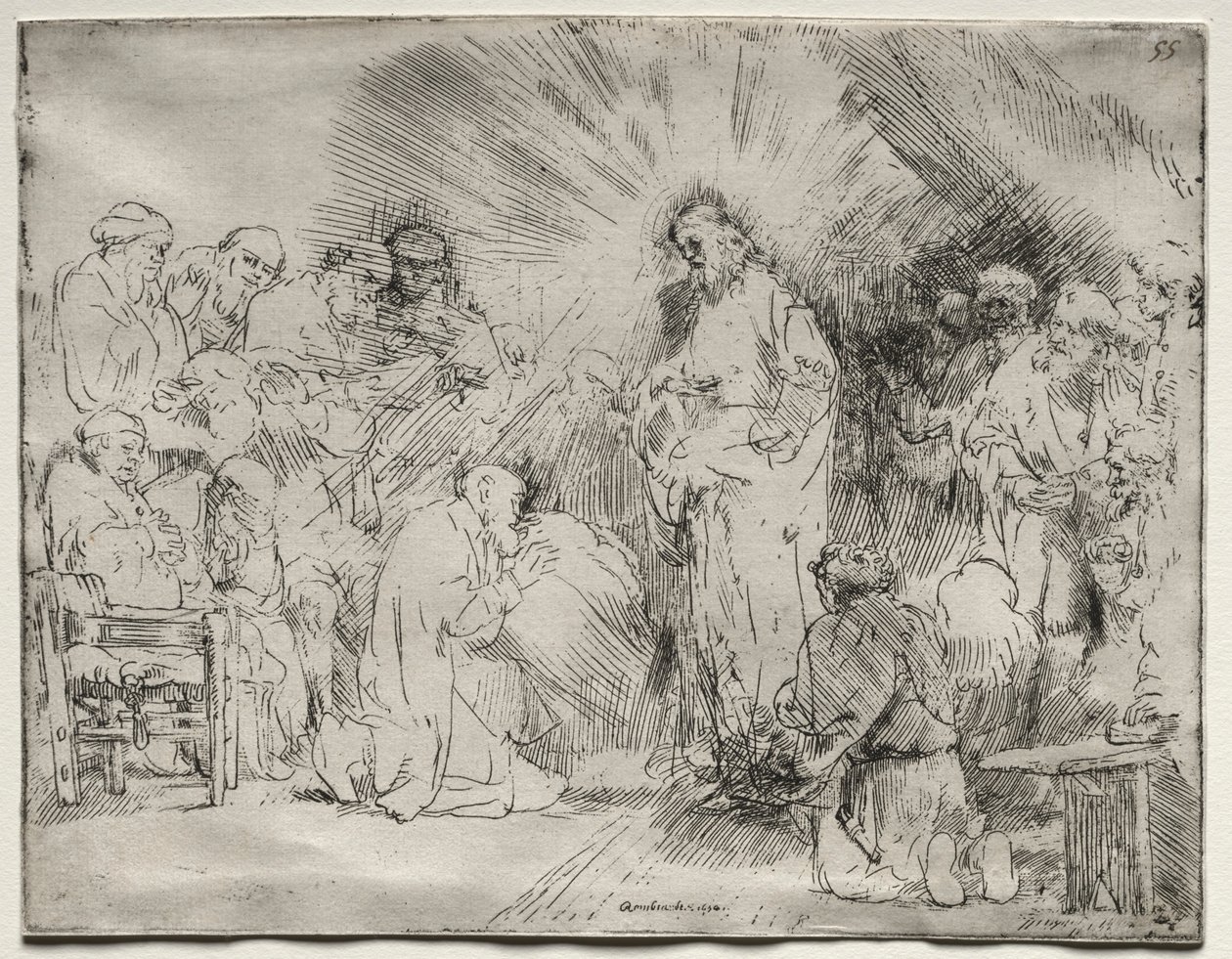 Kristus se zjevuje apoštolům, 1656. od Rembrandt van Rijn