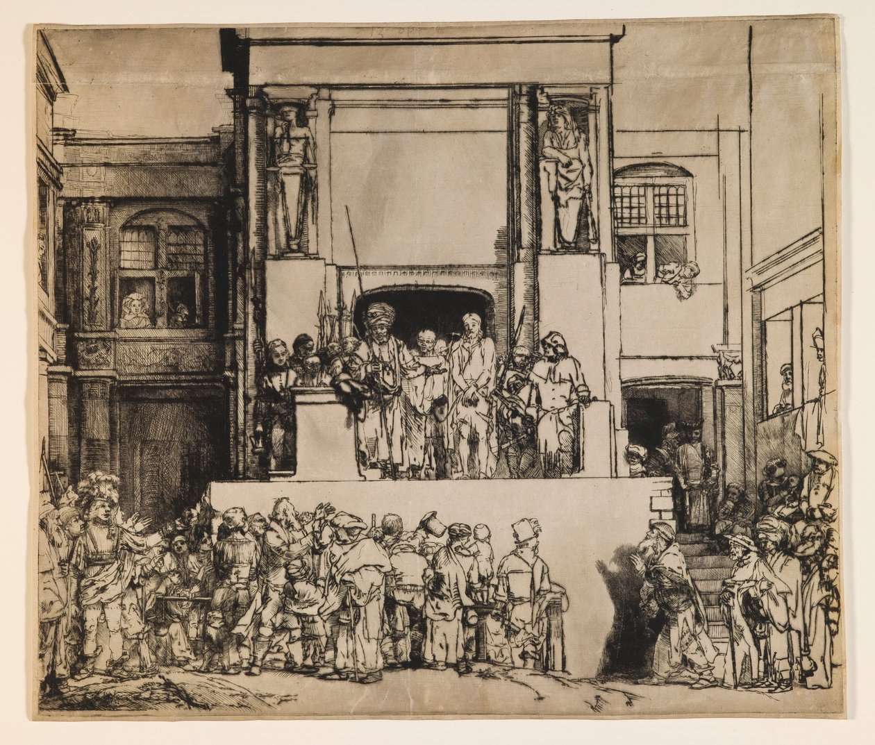 Kristus představený lidu (Ecce Homo) od Rembrandt van Rijn