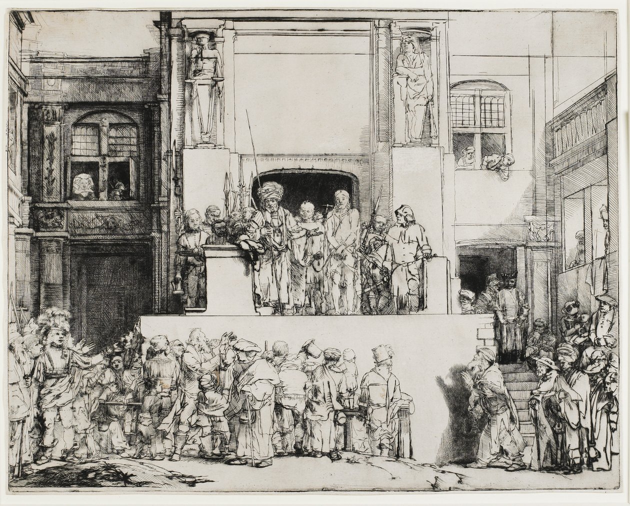Kristus představený lidu (Ecce Homo), 1655 od Rembrandt van Rijn