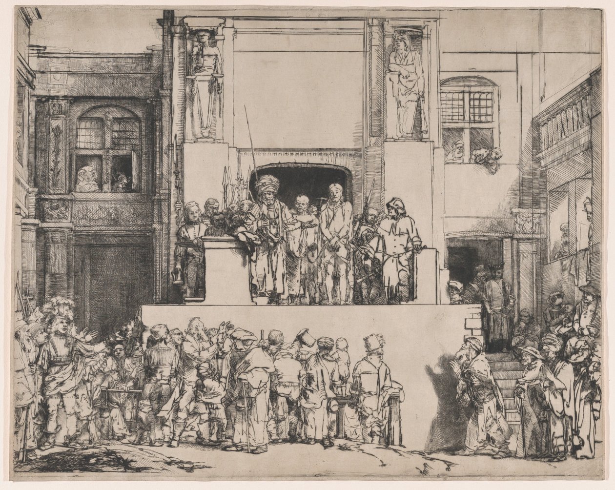 Kristus představen lidu, 1655., 1655. od Rembrandt van Rijn