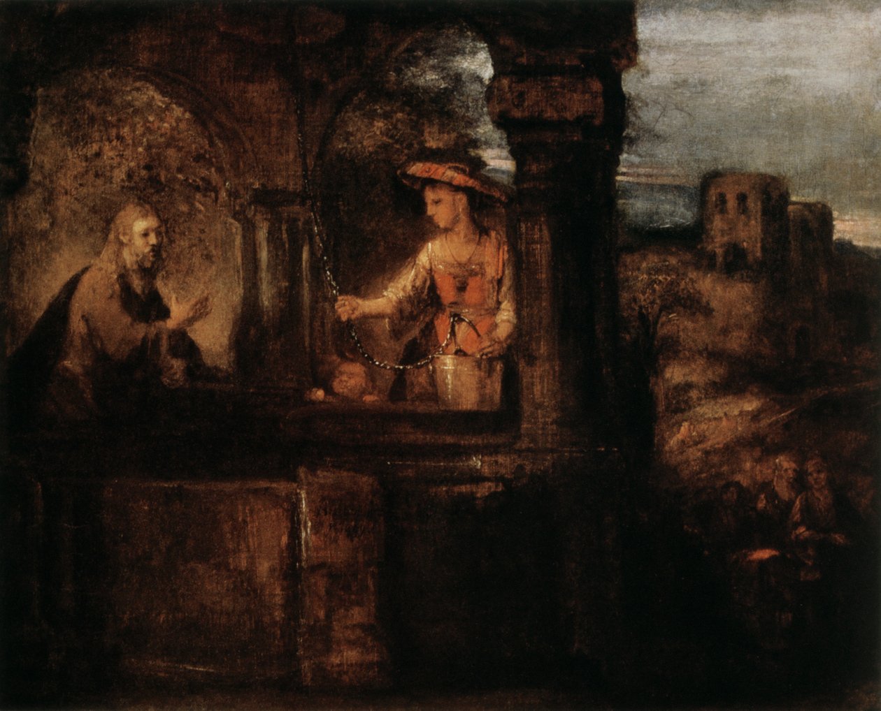 Kristus a žena Samaří, 1659. od Rembrandt van Rijn