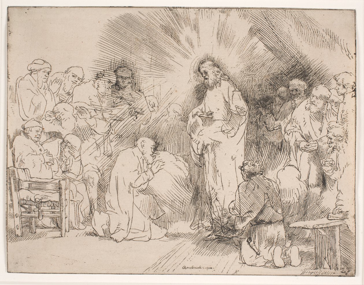 Kristus se zjevuje apoštolům od Rembrandt van Rijn