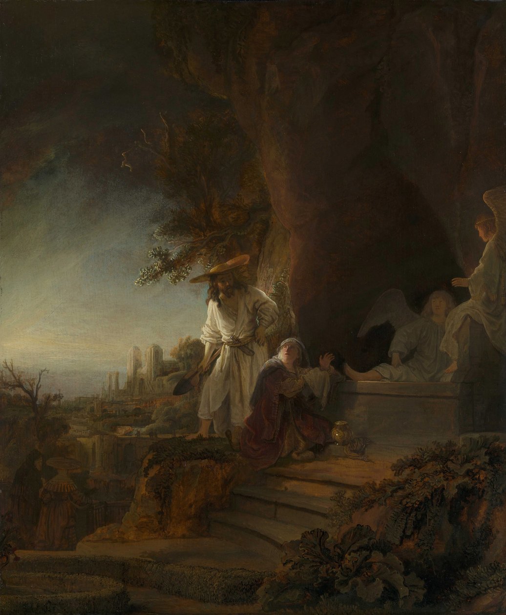 Kristus se zjevuje Marii Magdaleně Noli me tangere, 1638. od Rembrandt van Rijn