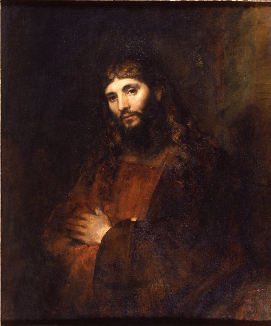 Kristus se založenýma rukama, 1656-1661 od Rembrandt van Rijn