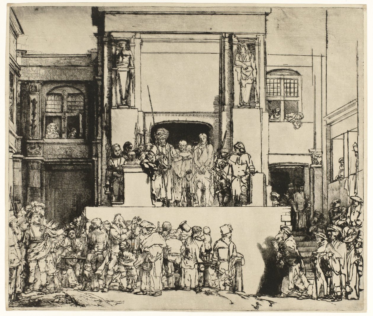 Kristus představený lidu (Ecce Homo) od Rembrandt van Rijn