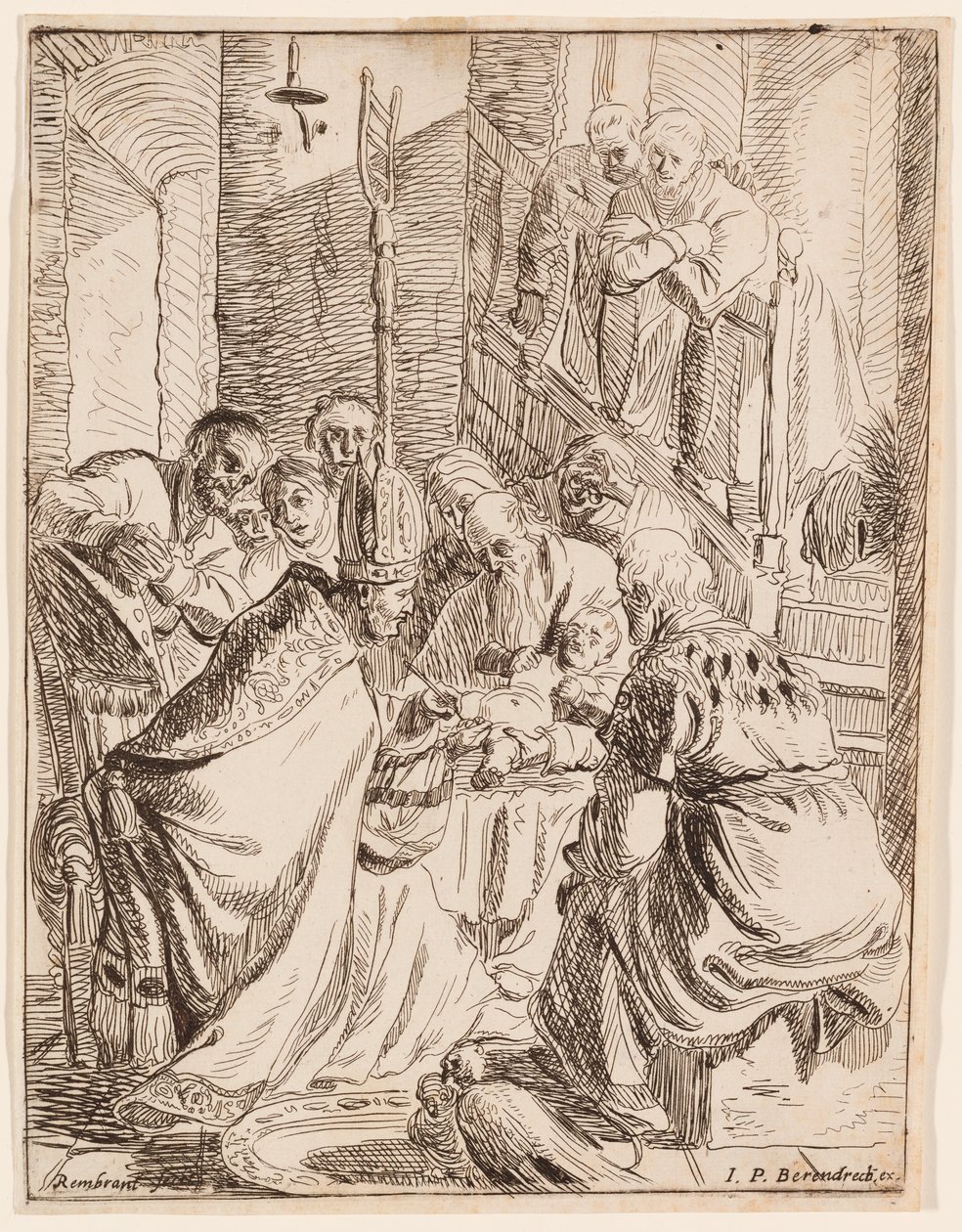 Obřízka Krista od Rembrandt van Rijn