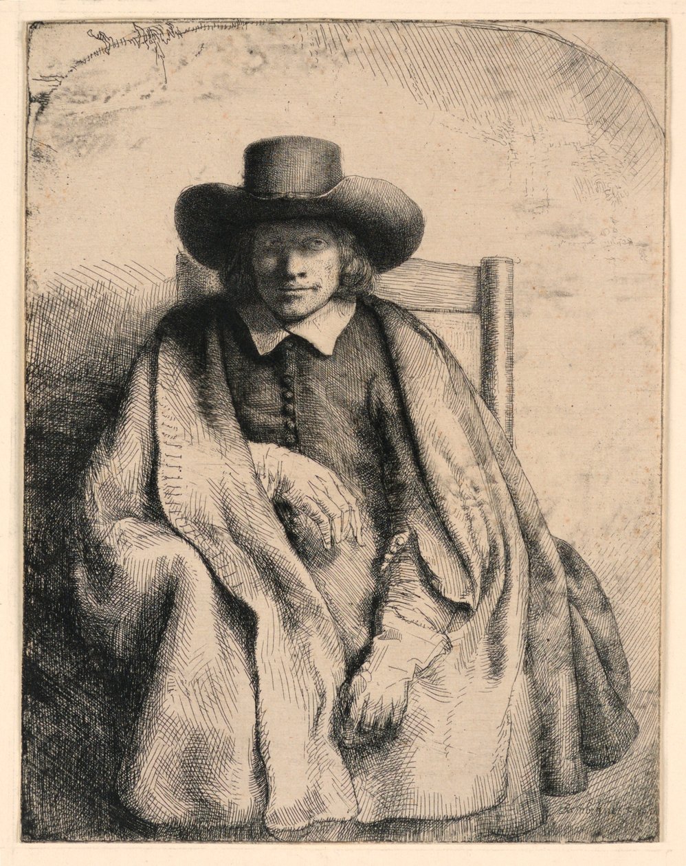 Clement de Jonghe, prodejce tiskáren od Rembrandt van Rijn