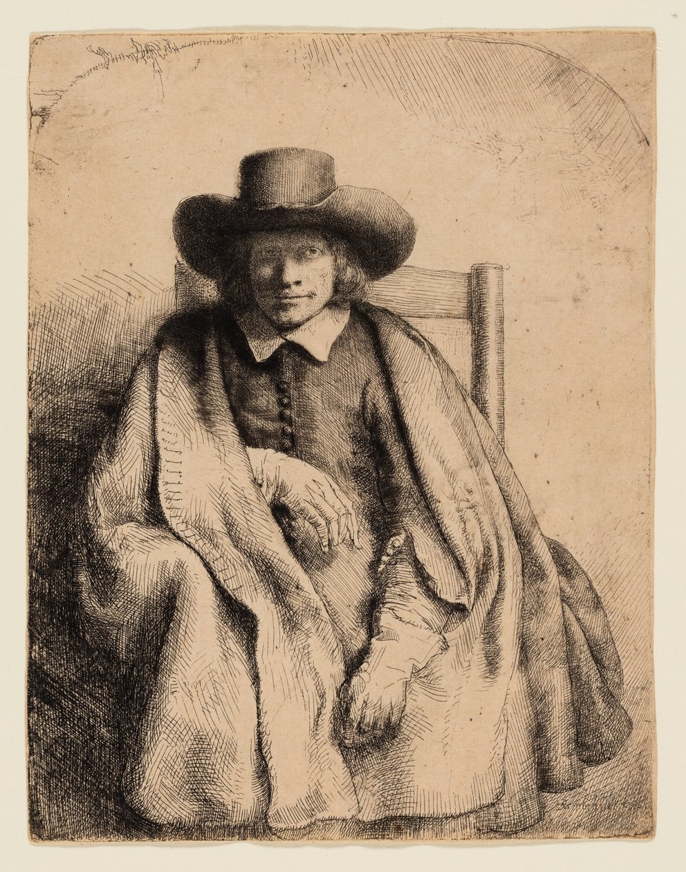 Clement de Jonghe, prodejce tiskáren od Rembrandt van Rijn