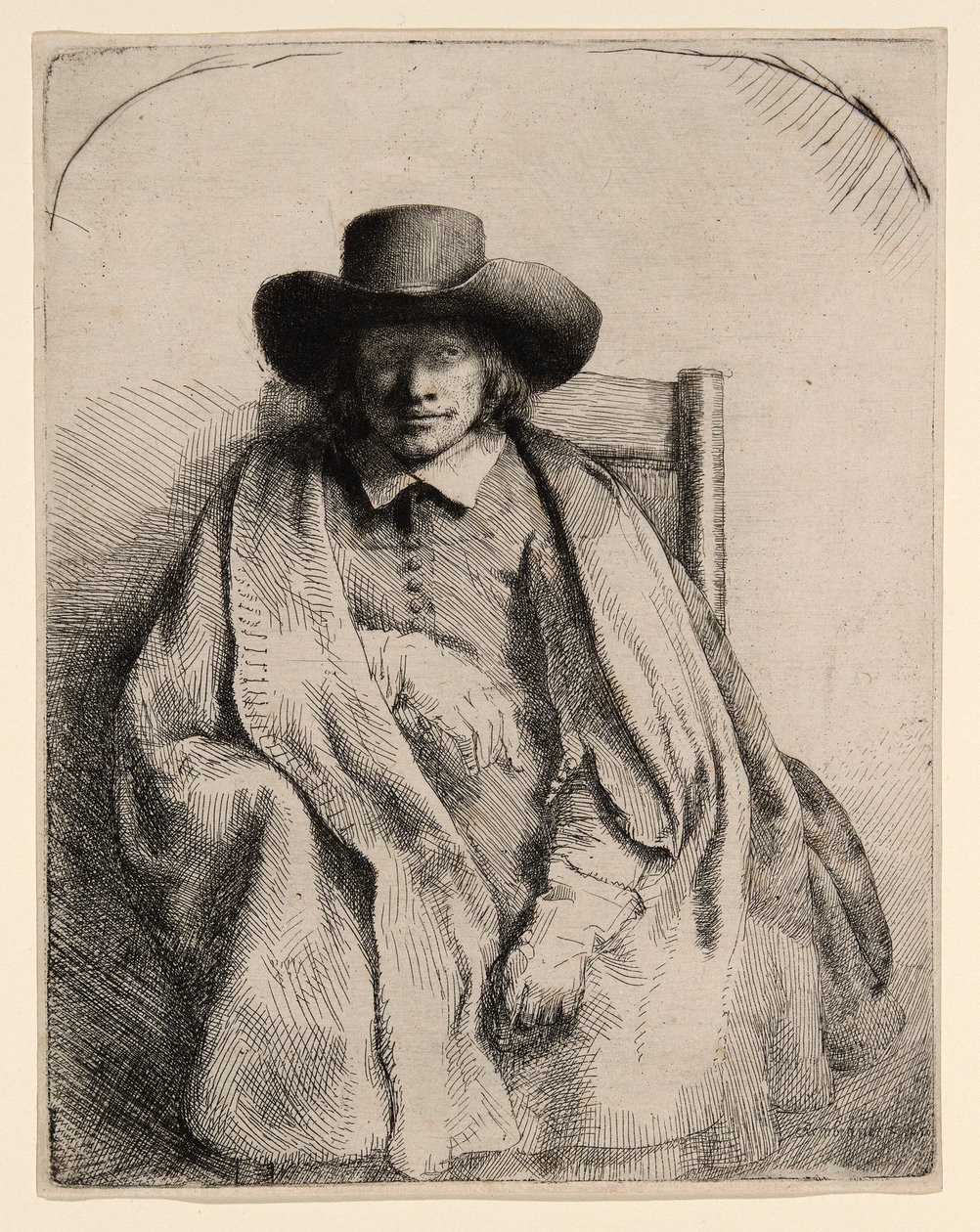 Clement de Jonghe, prodejce tiskáren od Rembrandt van Rijn