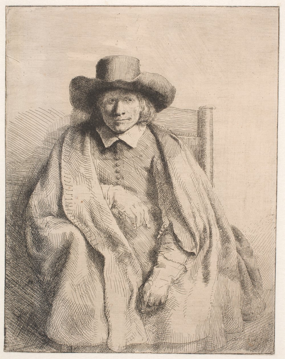 Clement de Jonghe, prodejce tisku od Rembrandt van Rijn