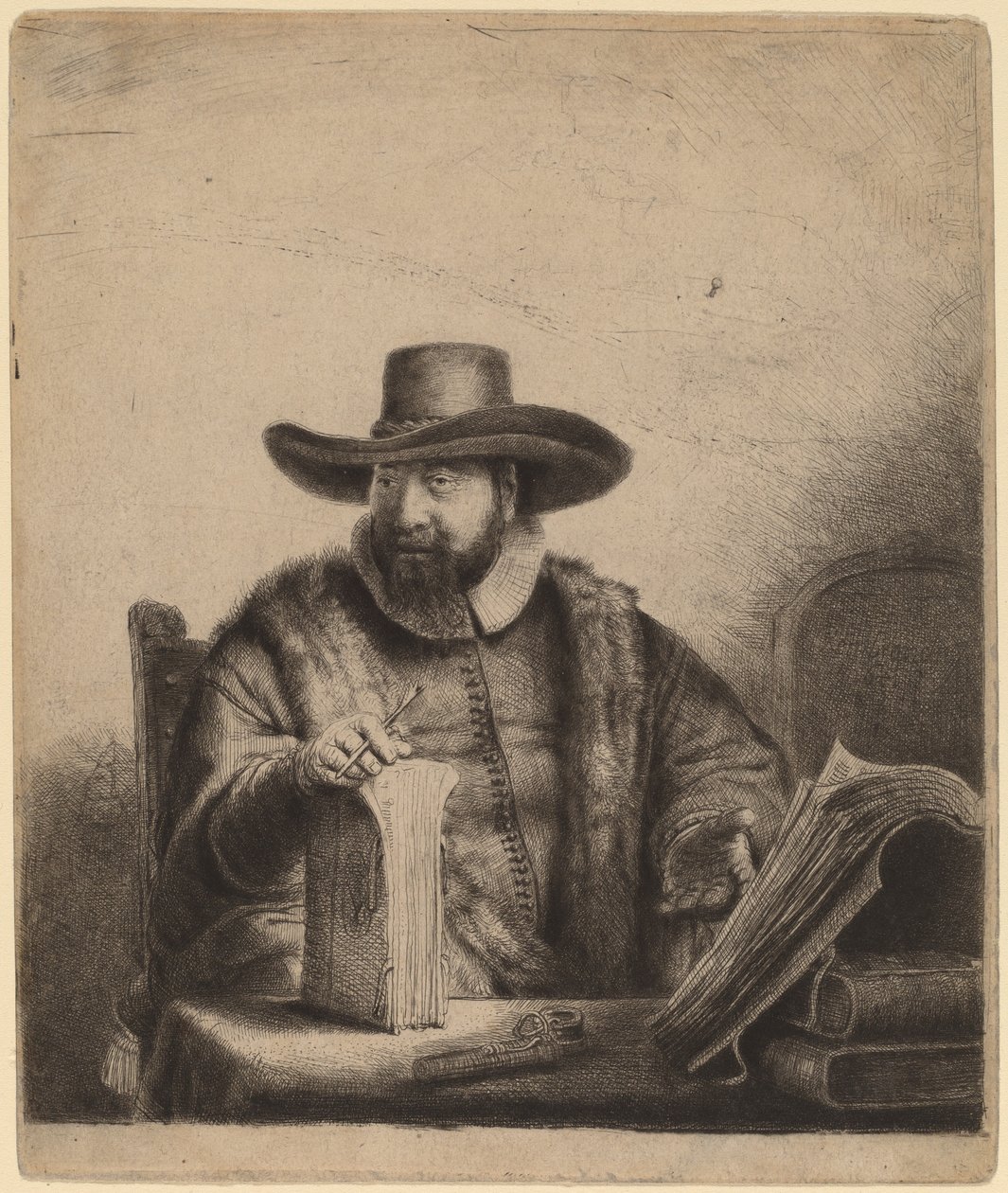 Cornelis Claesz Anslo od Rembrandt van Rijn