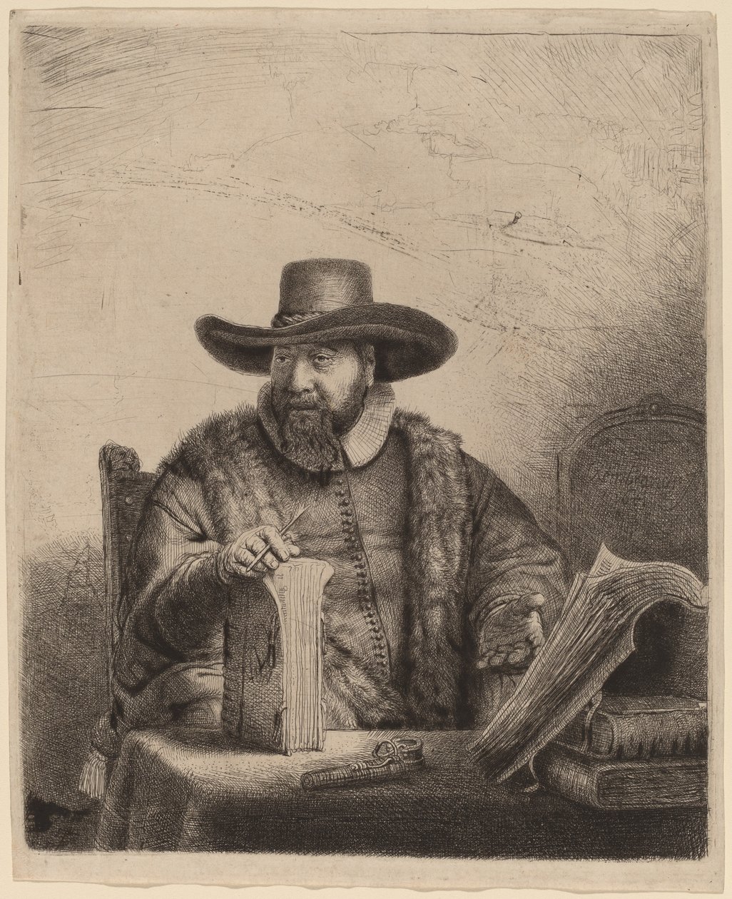 Cornelis Claesz Anslo od Rembrandt van Rijn