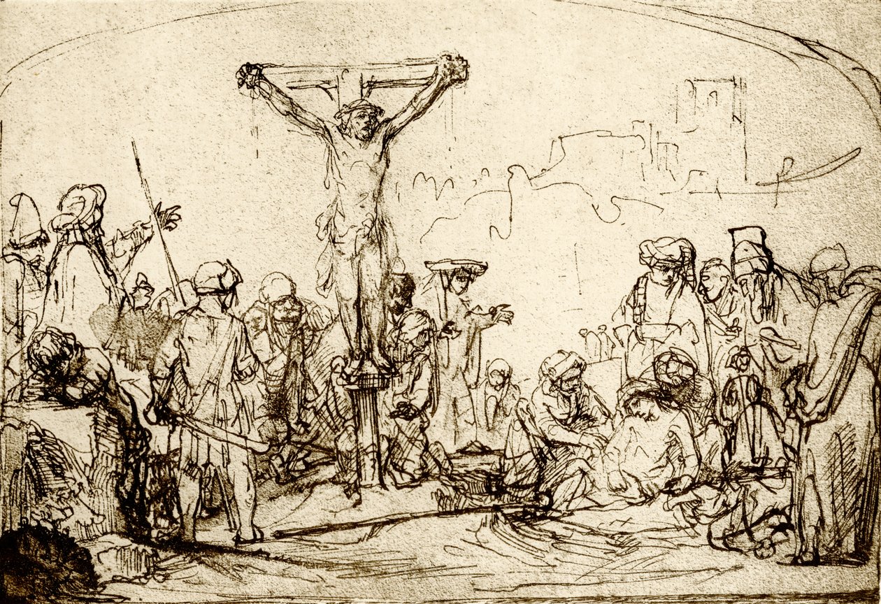 Ukřižování od Rembrandt van Rijn