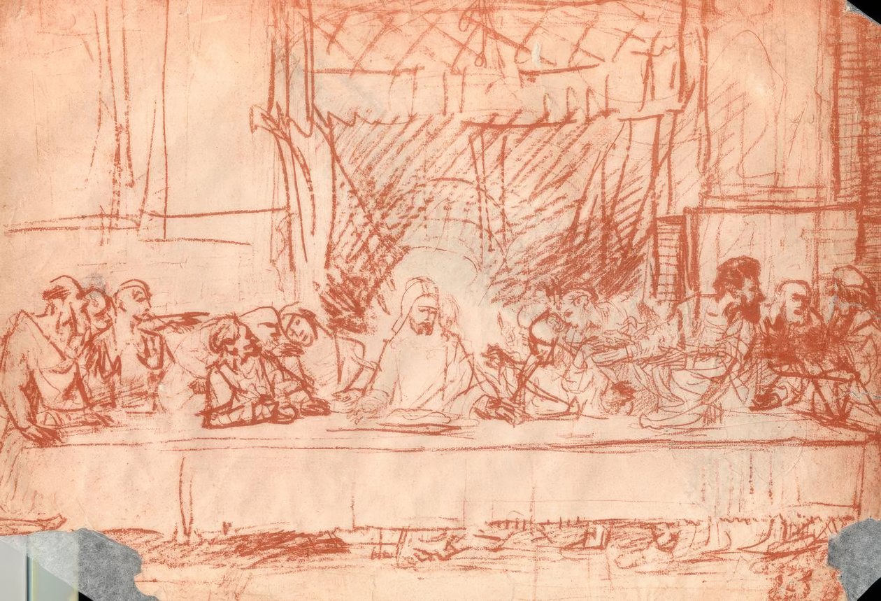 Večeře Páně od Rembrandt van Rijn